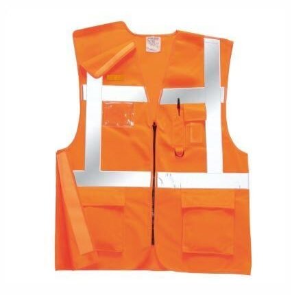 İkaz Yeleği Mühendis Turuncu