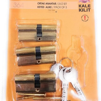 Kale Sistem Barel Üçlü Pas Sistem Sarı 68mm (K364-2)