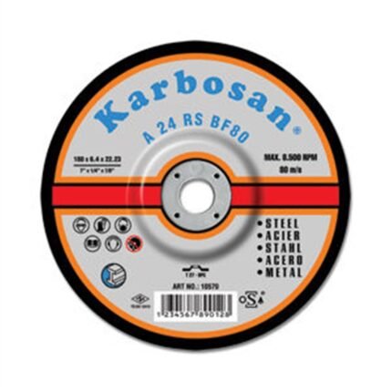 Karbosan Flex Taşlama Taşı Nk Bombeli 115x6.4x22