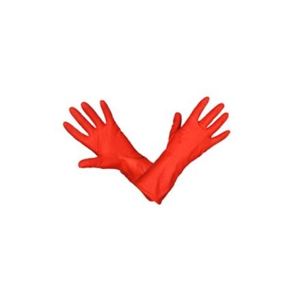 Karmen Kırmızı Lastik Eldiven (No:9-9,5)