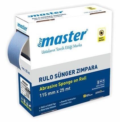 Rulo Sünger Zımpara 115mm x 25mt 80 Kum (Metre)