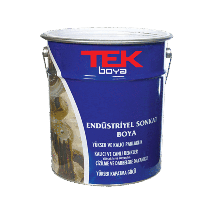 Tek Endüstriyel Son Kat Mat Siyah 3/1