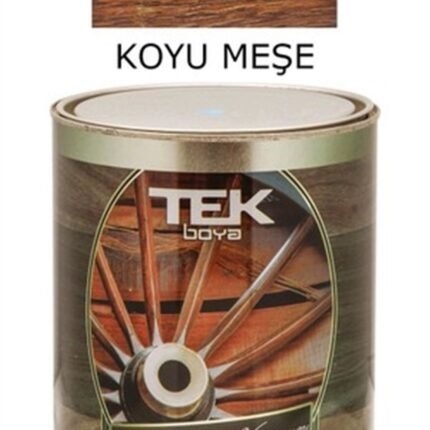 TEK Özel Ahşap Koruyucu Vernikli Koyu Meşe 3/1