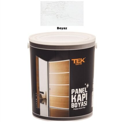 Tek Panel Kapı Boyası Su Bazlı Beyaz 1/1