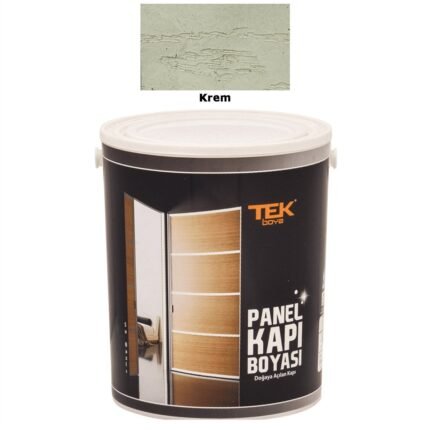 Tek Panel Kapı Boyası Su Bazlı Krem 3/1