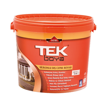 Tek Silikonlu Dış Cephe Boyası Beyaz 20/1 - 15 lt.