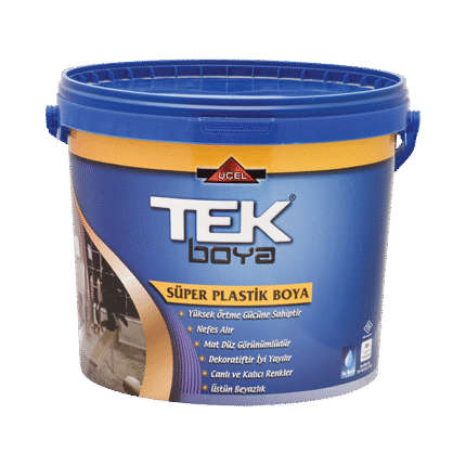 Tek Süper Plastik Boya Siyah 3/1