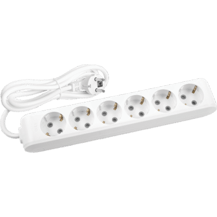 Viko 6'lı Topraklı Kablolu Grup Priz 2 Metre