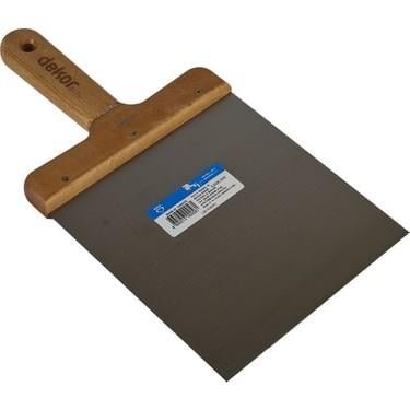 Macun Küreği Ahşap Saplı Yay Çeliği 18cm Dekor (056)