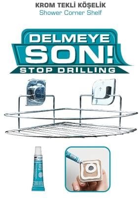 Knitex Köşe Tel Süngerlik Tekli Krom Ktx-2799